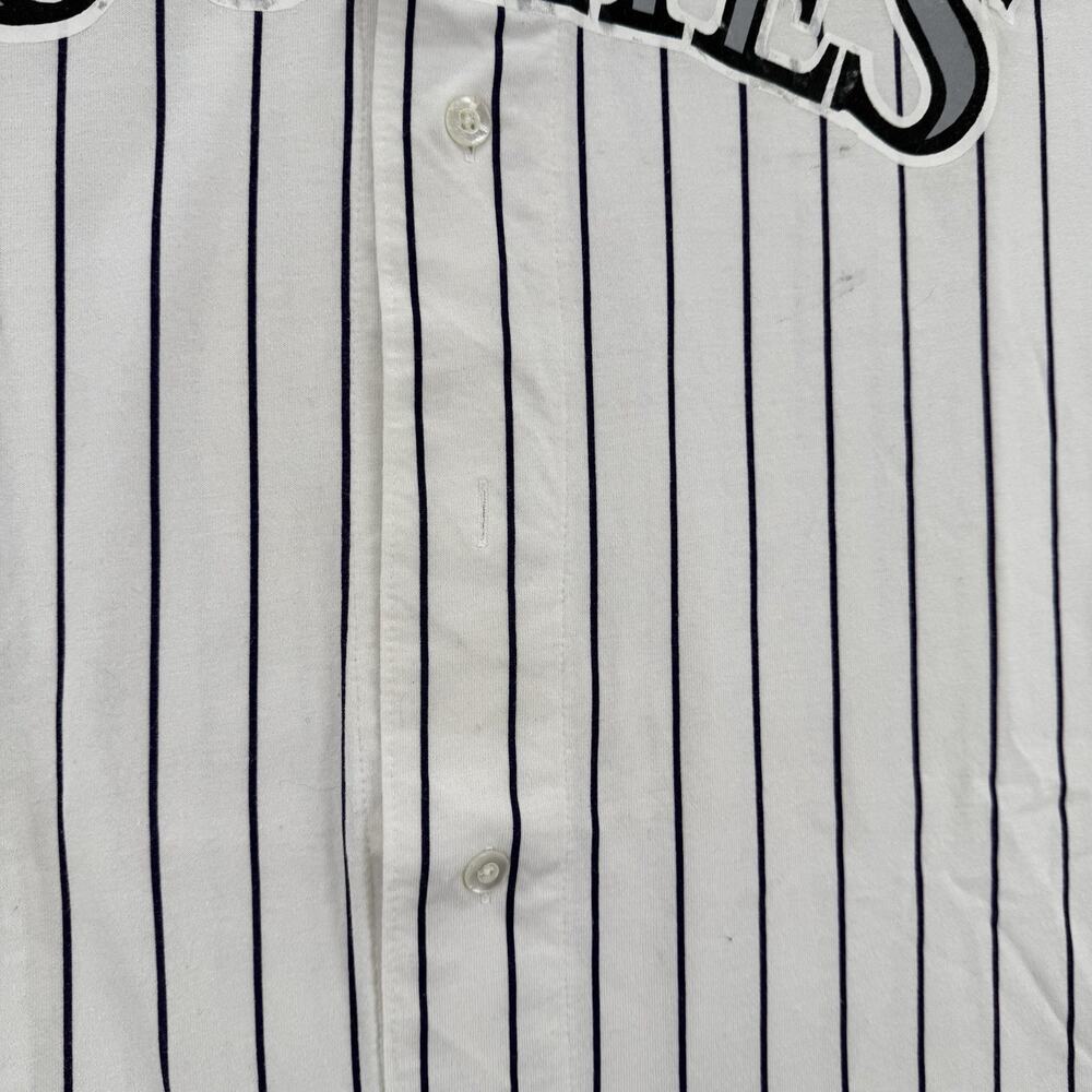 Vintage Russell Athletic MLB Colorado Rockies Baseball Jersey Size XXL USA 90s - Picture 9 of 9